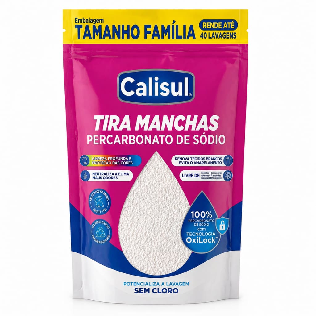 Percarbonato 100% Puro – Remove Manchas de Roupas Brancas e Coloridas | Descontos Progressivos!